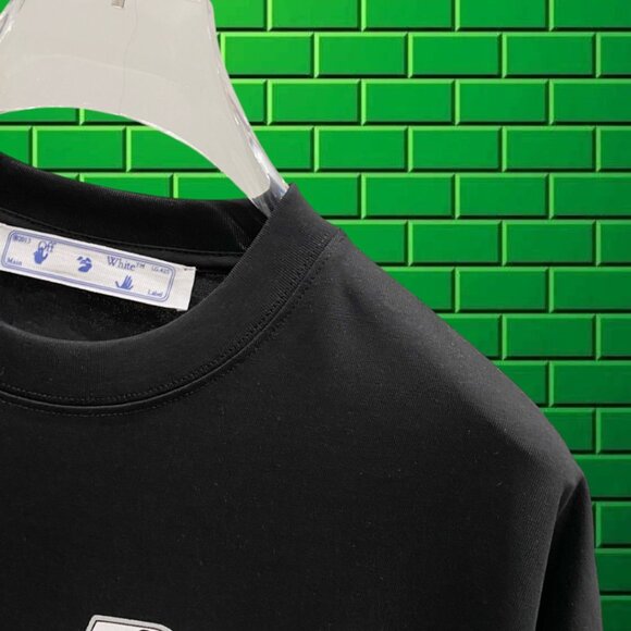 OFF-WHITE Black Round Neck Short Sleeve - Picture 3 of 6